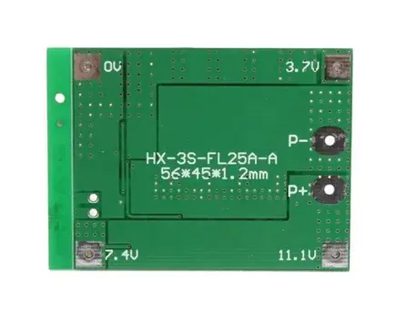 3S 25A BMS 12V 18650 Lityum LiPo Pil Şarj Koruma Modülü