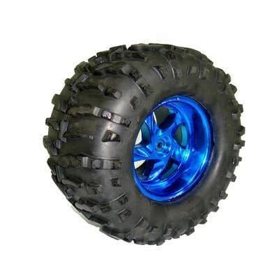 Büyük Arazi Tekerleği 125 mm x 58 mm - MAVİ