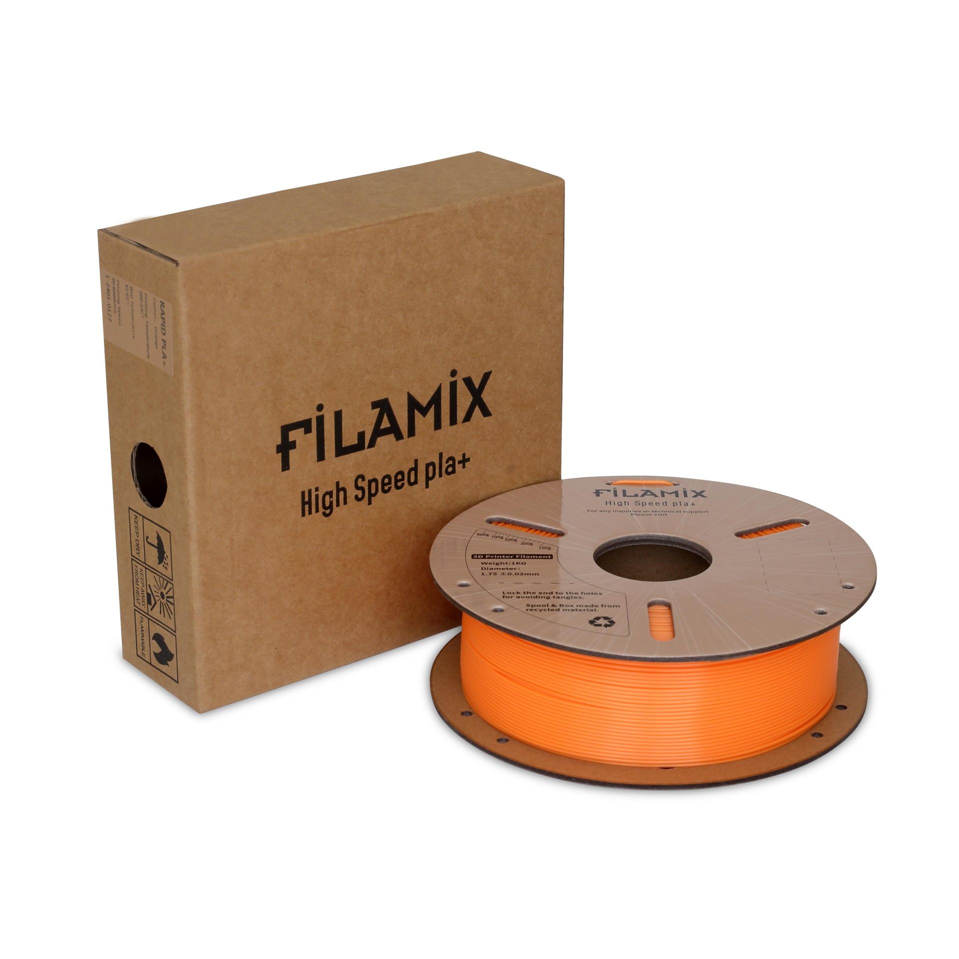 Filamix Hyper Pla+ Filament Turuncu 1.75mm 1kg