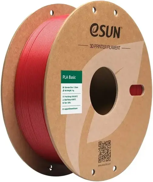 ESUN 1.75 mm PLA+ Filament - Fire Engine Red