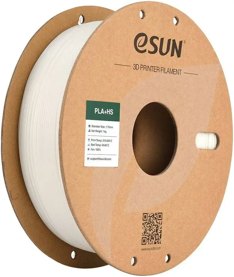 ESUN 1.75 mm PLA+ Filament - White